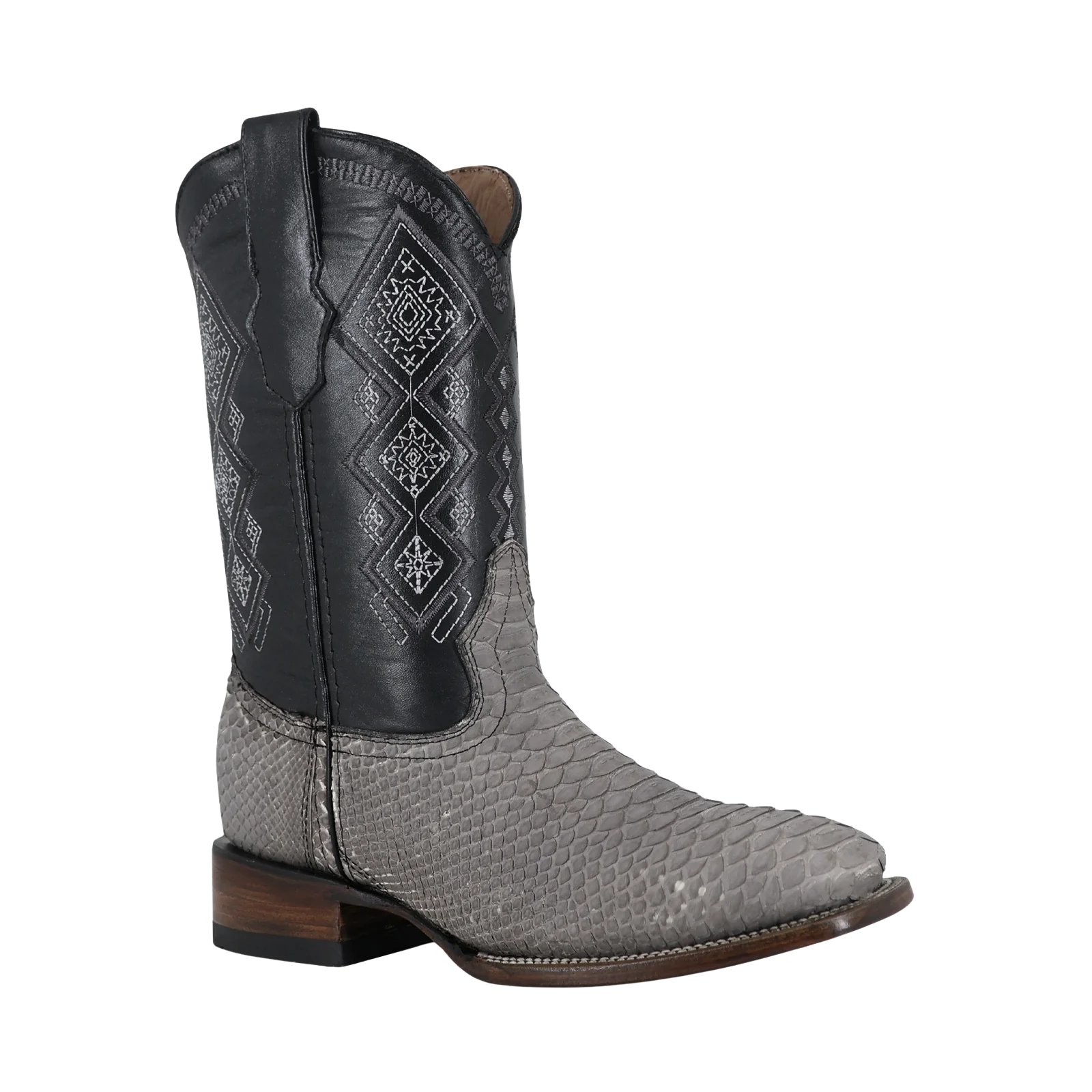 Piton Nobuck Gris, Horma Bulldog