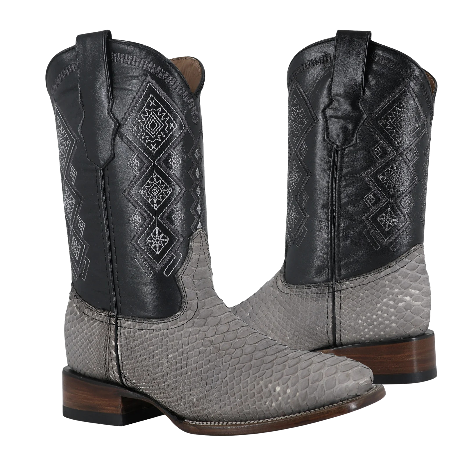 Piton Nobuck Gris, Horma Bulldog