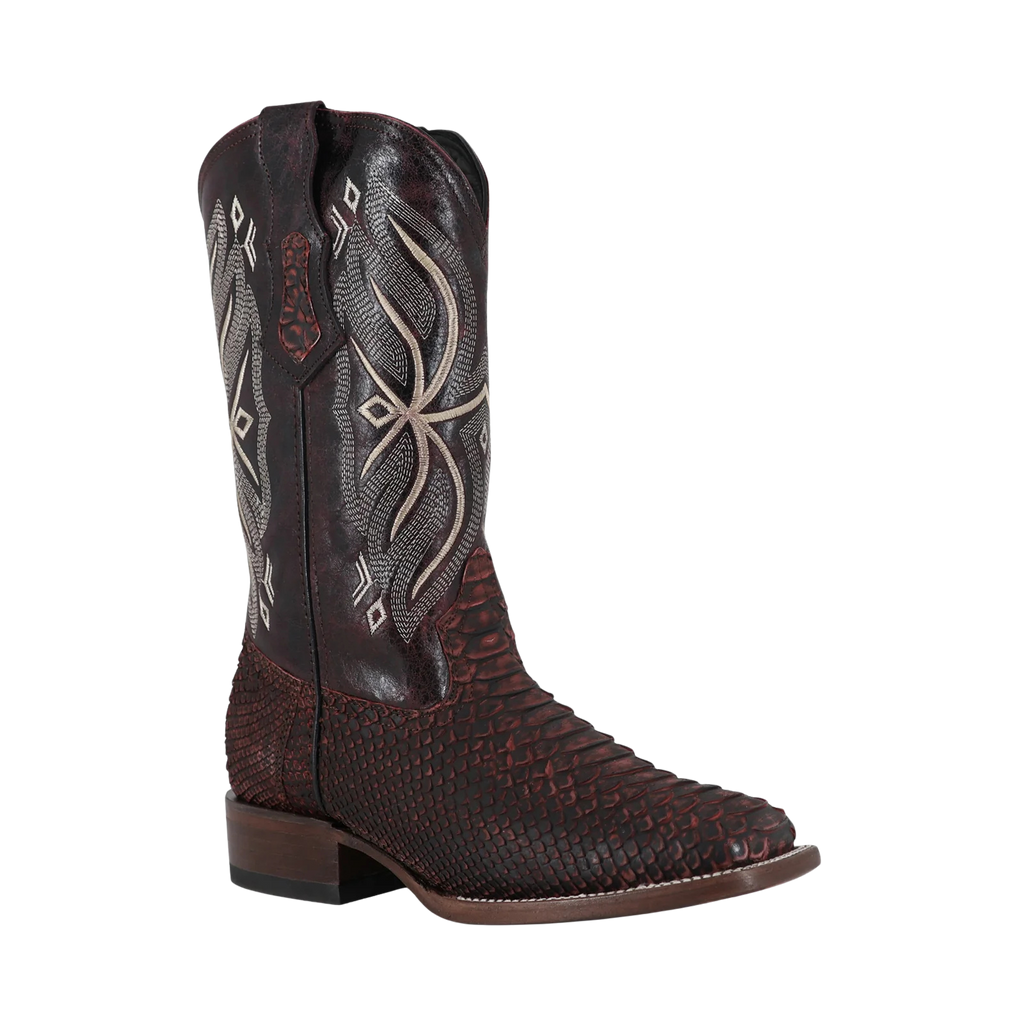 Piton Nobuck Black Cherry, Horma Bulldog