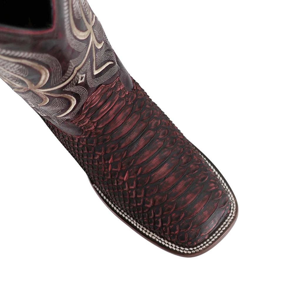 Piton Nobuck Black Cherry, Horma Bulldog