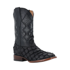 Pescado Pirarucu Nobuck Negro, Horma Bulldog