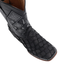 Pescado Pirarucu Nobuck Negro, Horma Bulldog